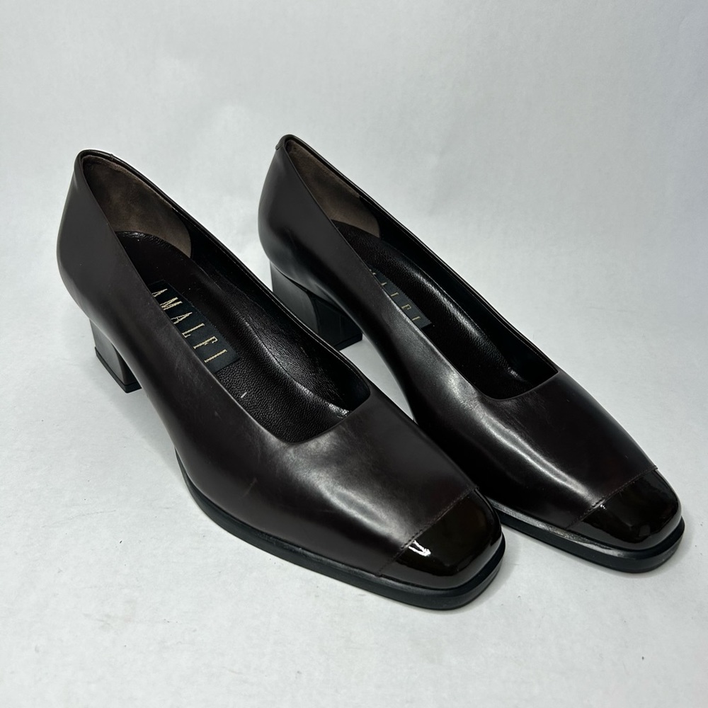 Amalfi Brown Pump High Heel shoe